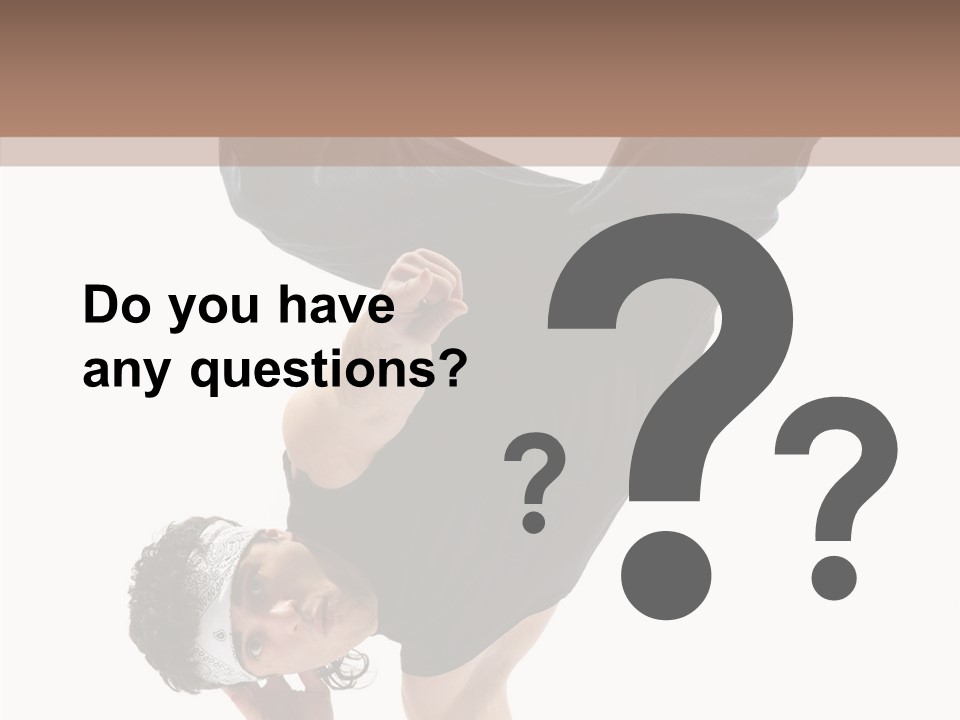 Rapper Cool Male PowerPoint Template