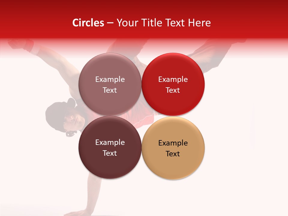 Young Break Pose PowerPoint Template