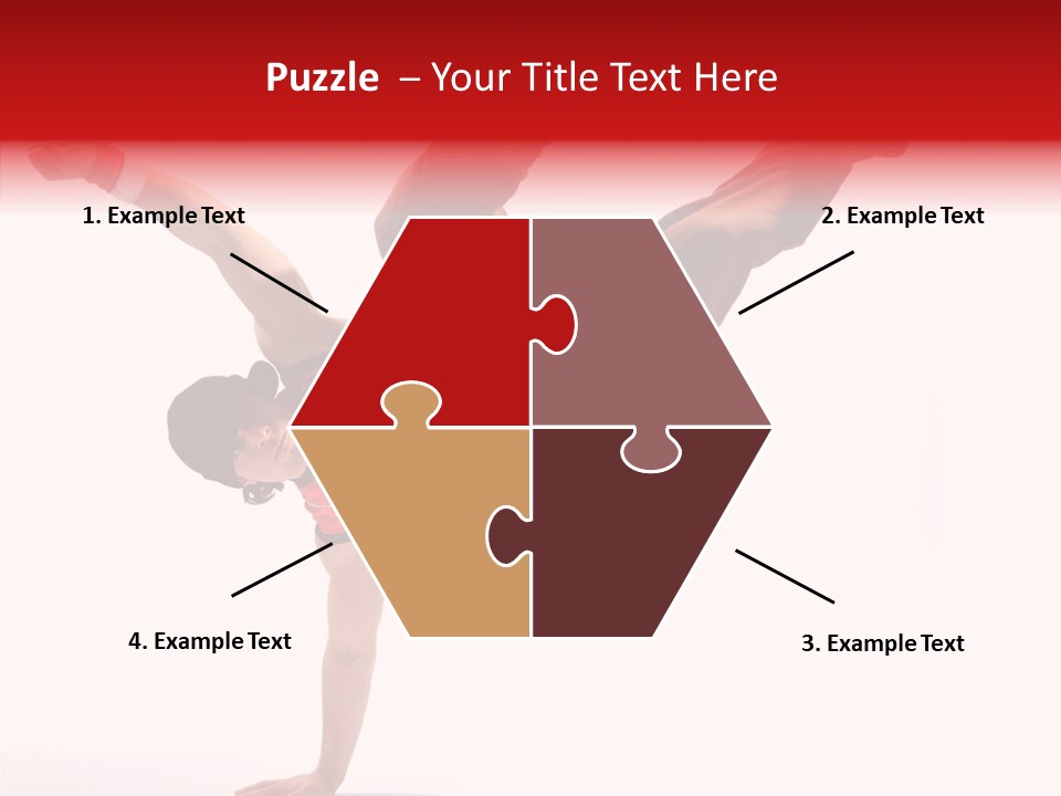 Young Break Pose PowerPoint Template