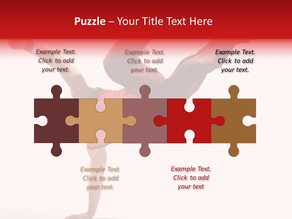 Young Break Pose PowerPoint Template