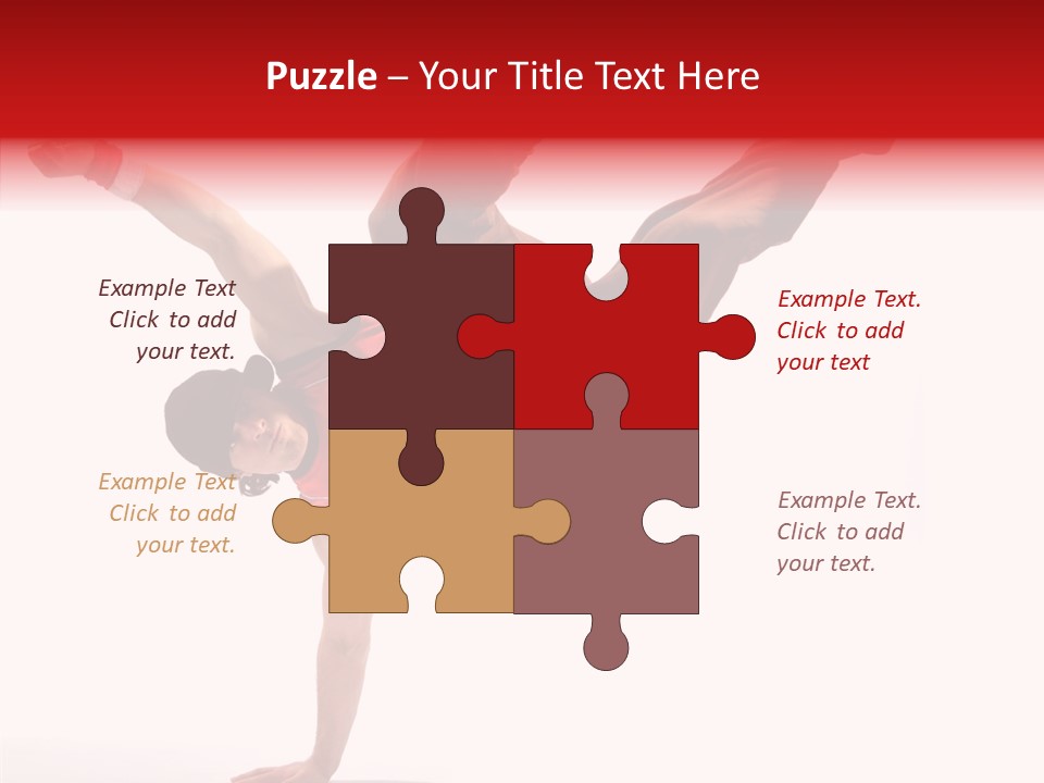 Young Break Pose PowerPoint Template