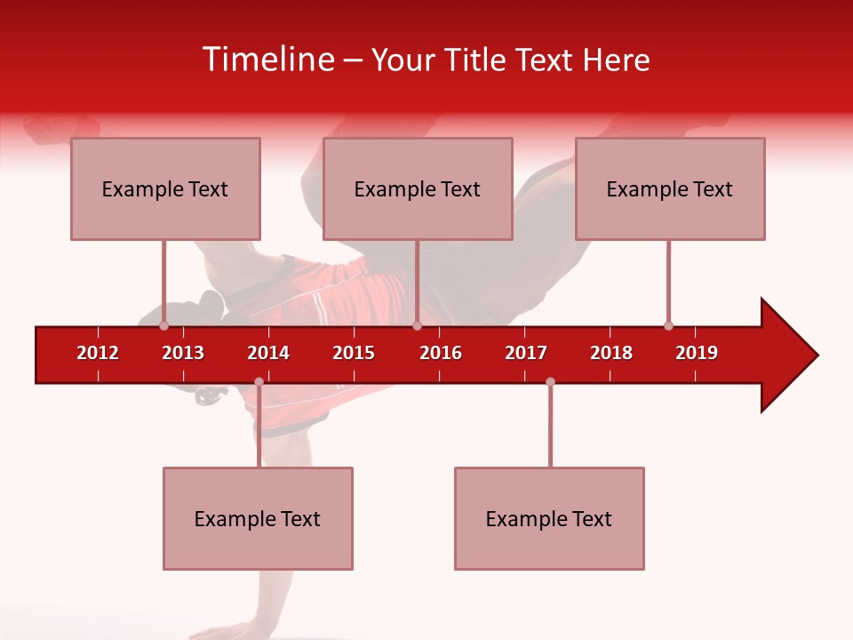 Young Break Pose PowerPoint Template