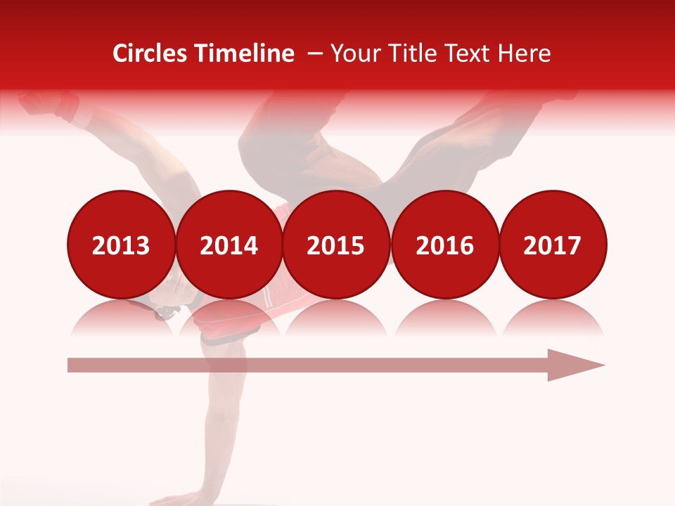 Young Break Pose PowerPoint Template