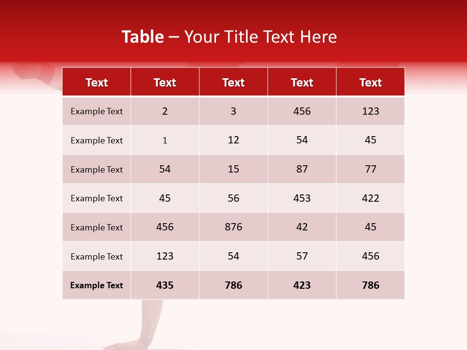 Young Break Pose PowerPoint Template