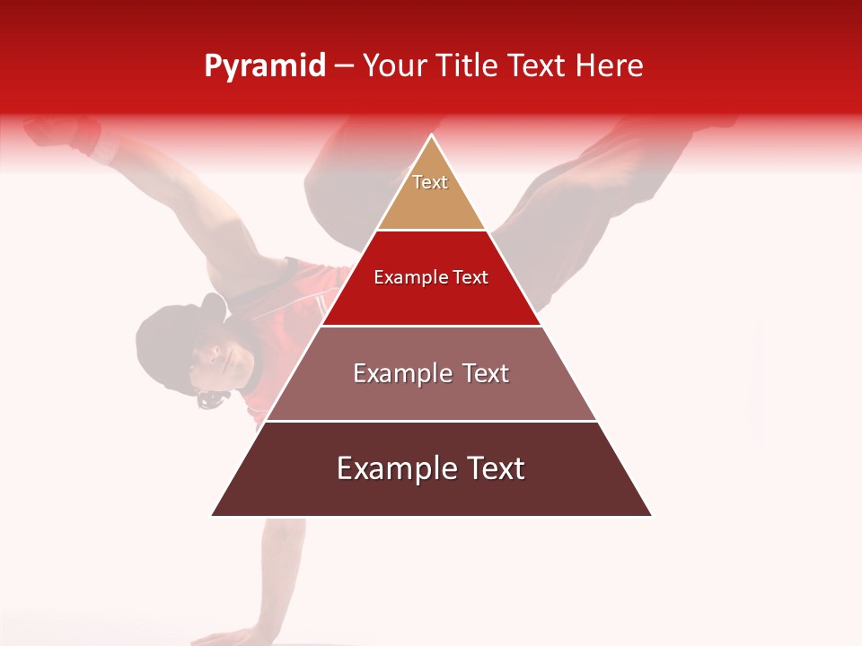 Young Break Pose PowerPoint Template