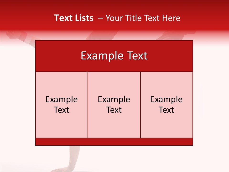 Young Break Pose PowerPoint Template