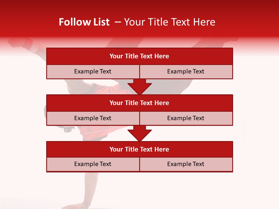 Young Break Pose PowerPoint Template
