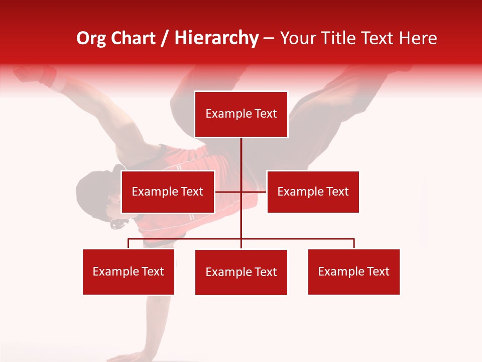 Young Break Pose PowerPoint Template
