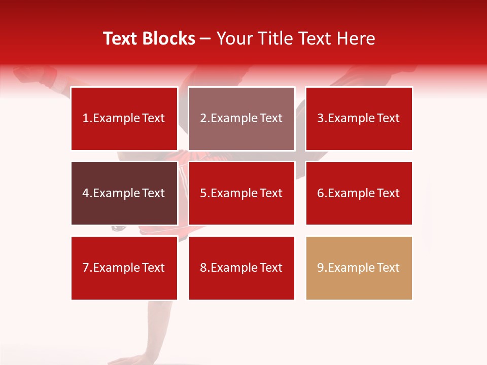 Young Break Pose PowerPoint Template