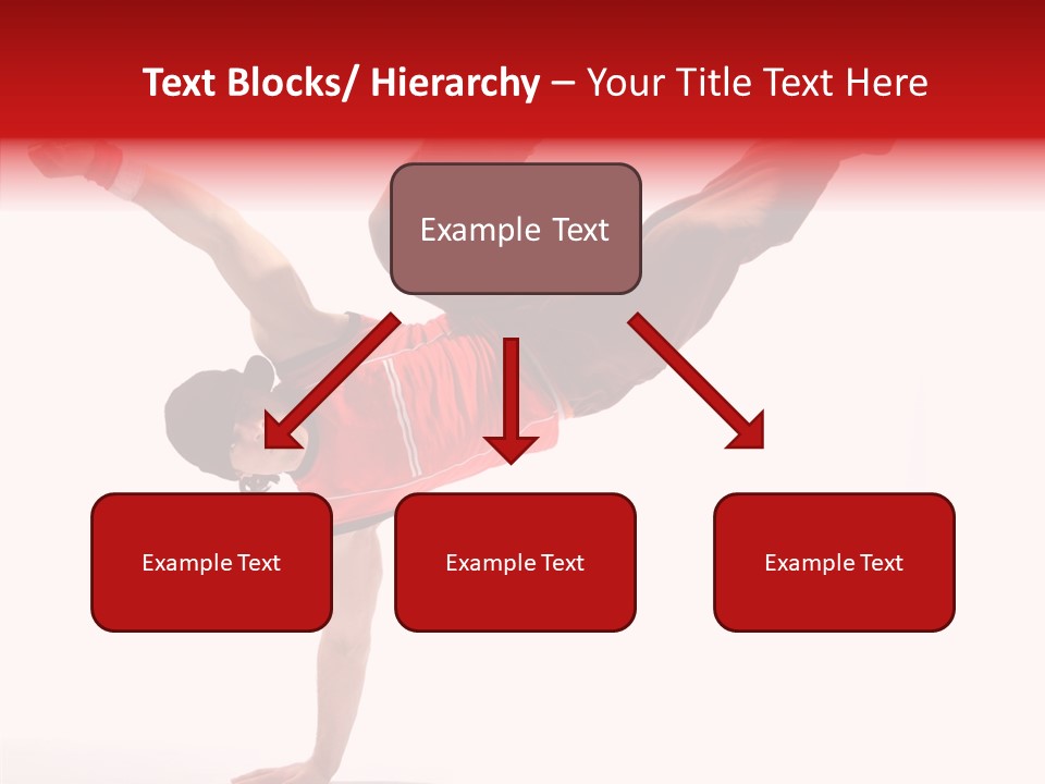 Young Break Pose PowerPoint Template