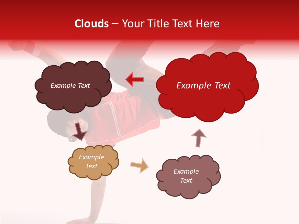 Young Break Pose PowerPoint Template