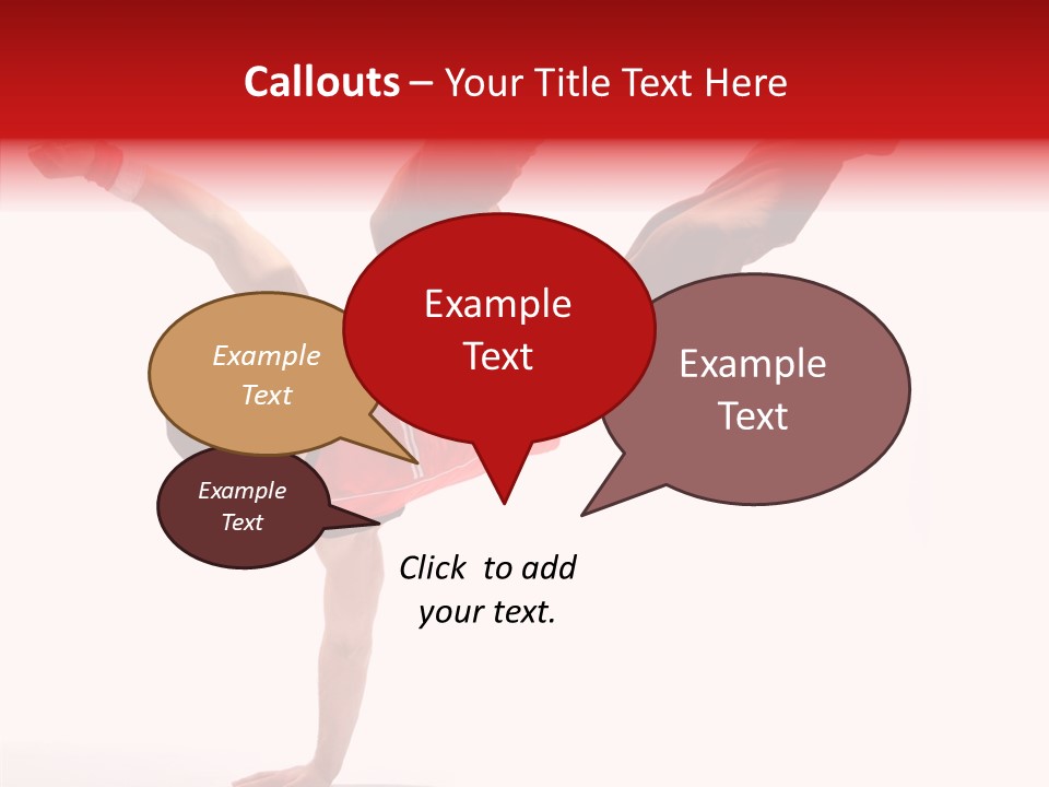 Young Break Pose PowerPoint Template