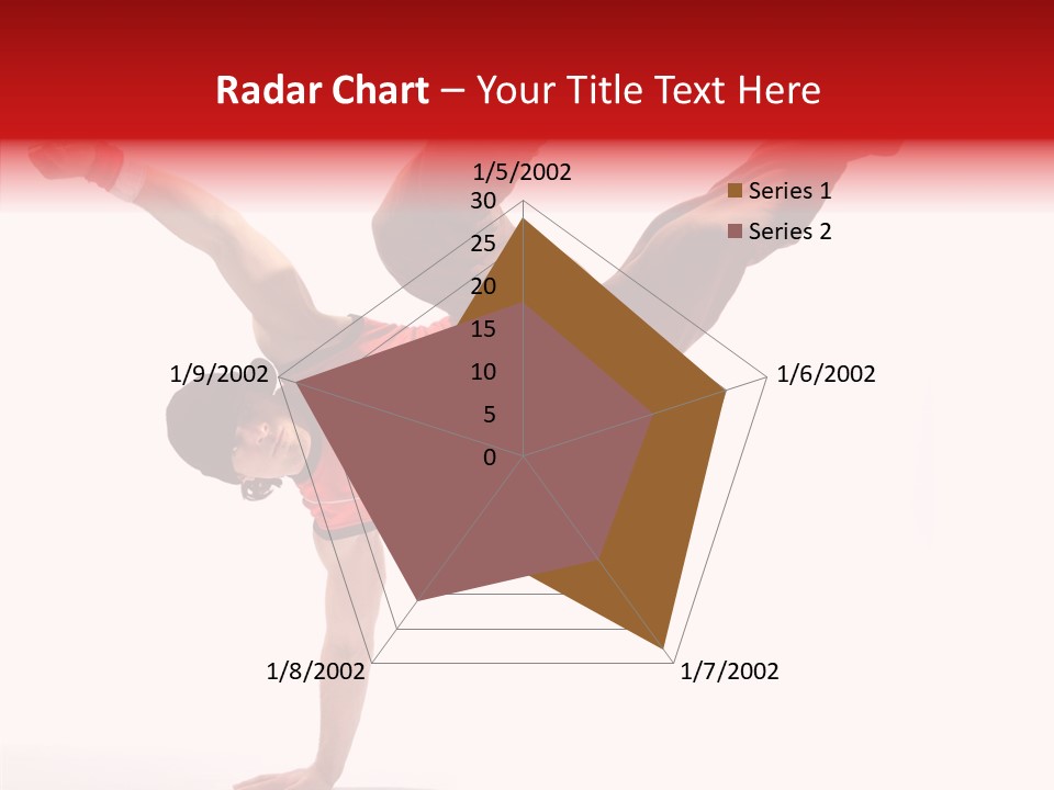 Young Break Pose PowerPoint Template
