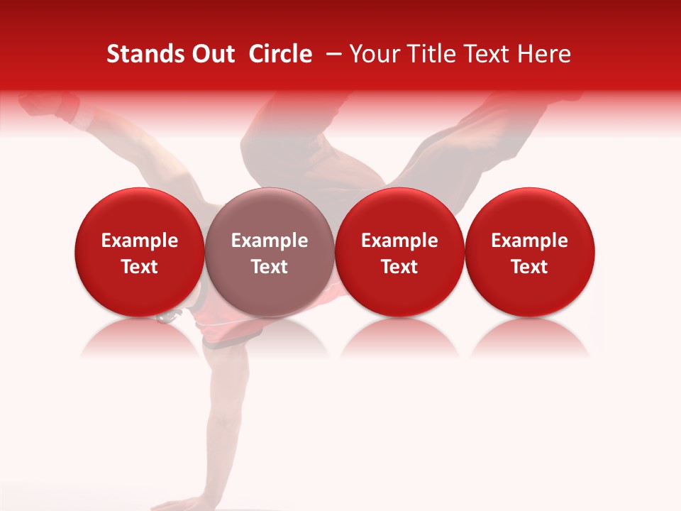 Young Break Pose PowerPoint Template