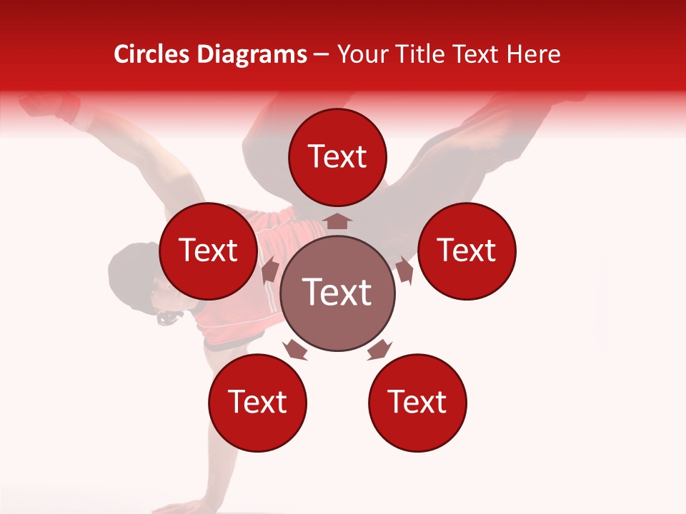 Young Break Pose PowerPoint Template