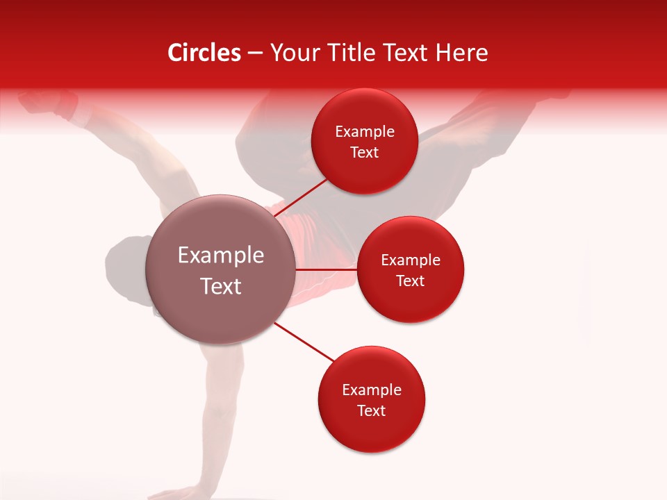 Young Break Pose PowerPoint Template