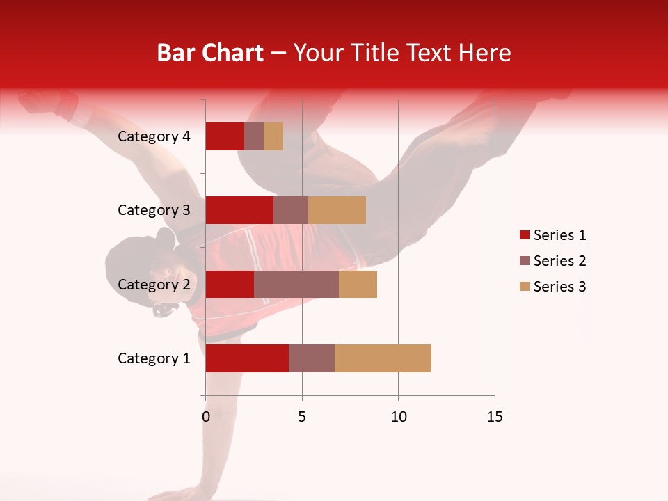 Young Break Pose PowerPoint Template