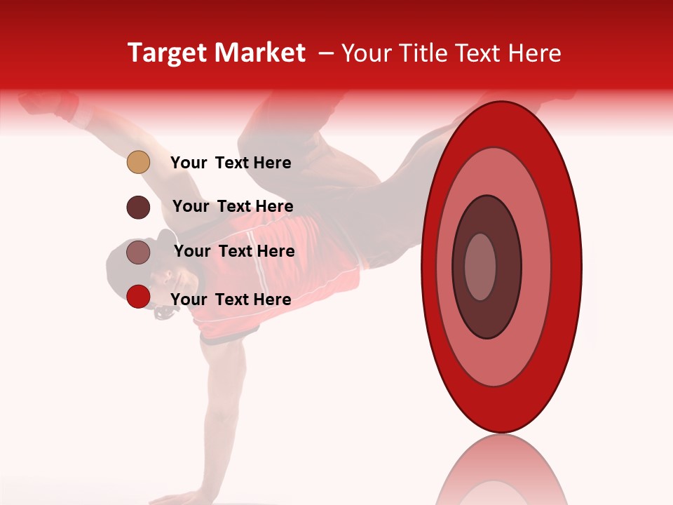 Young Break Pose PowerPoint Template