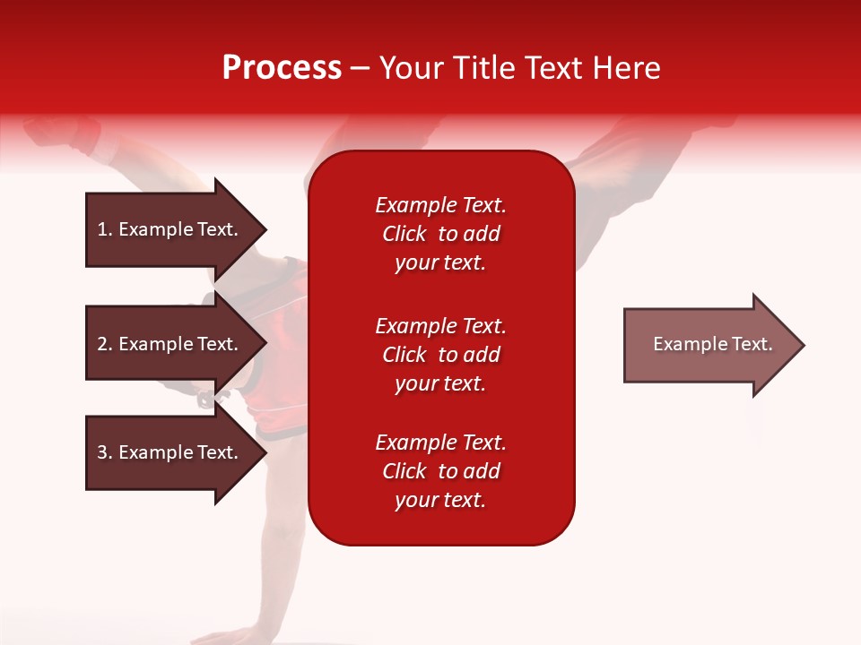 Young Break Pose PowerPoint Template