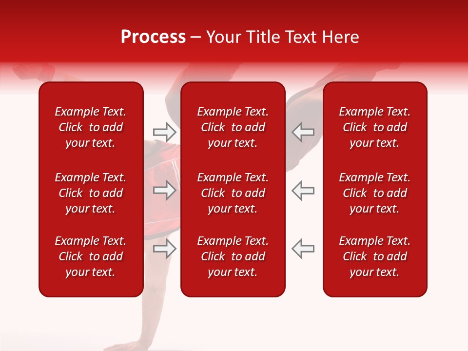 Young Break Pose PowerPoint Template