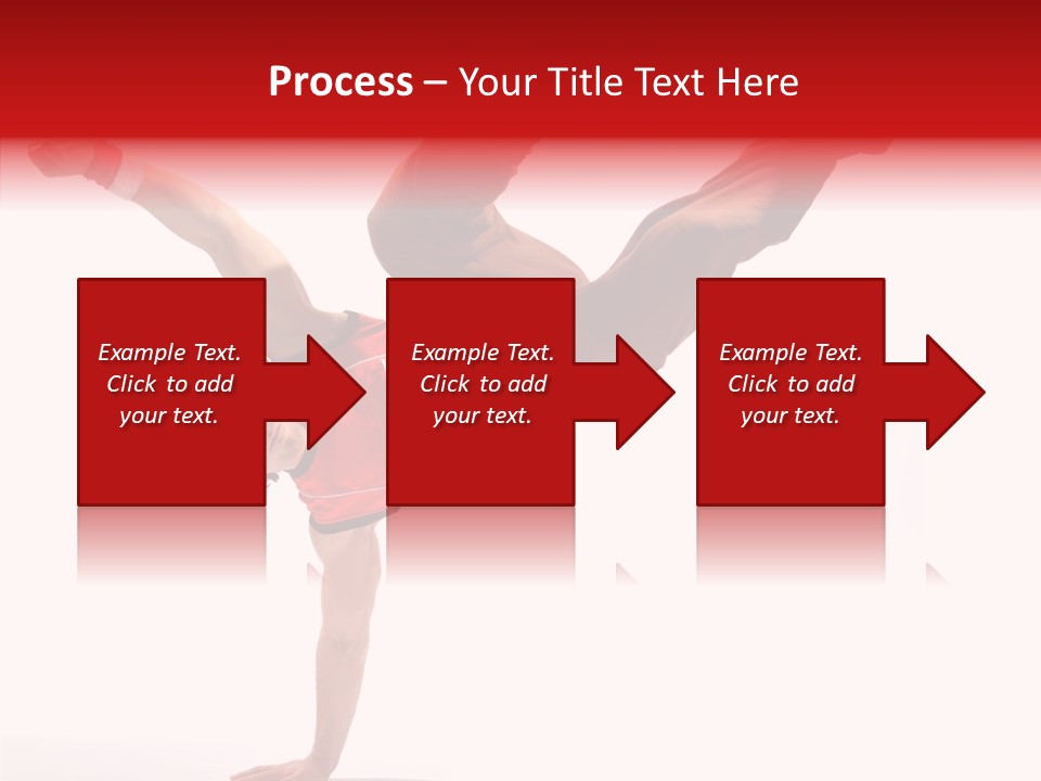 Young Break Pose PowerPoint Template