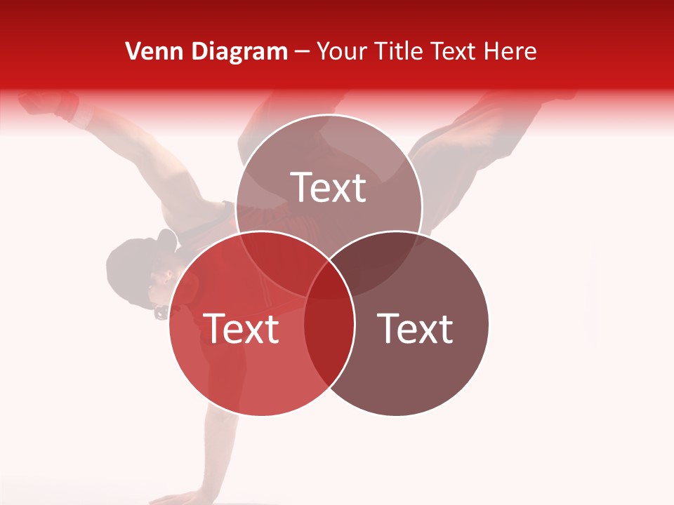 Young Break Pose PowerPoint Template