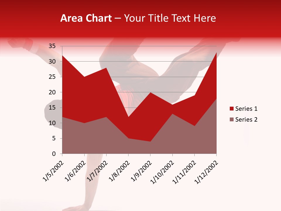 Young Break Pose PowerPoint Template