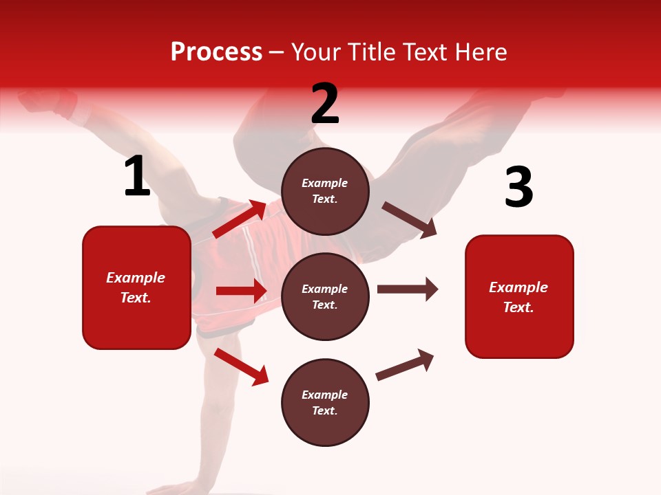 Young Break Pose PowerPoint Template