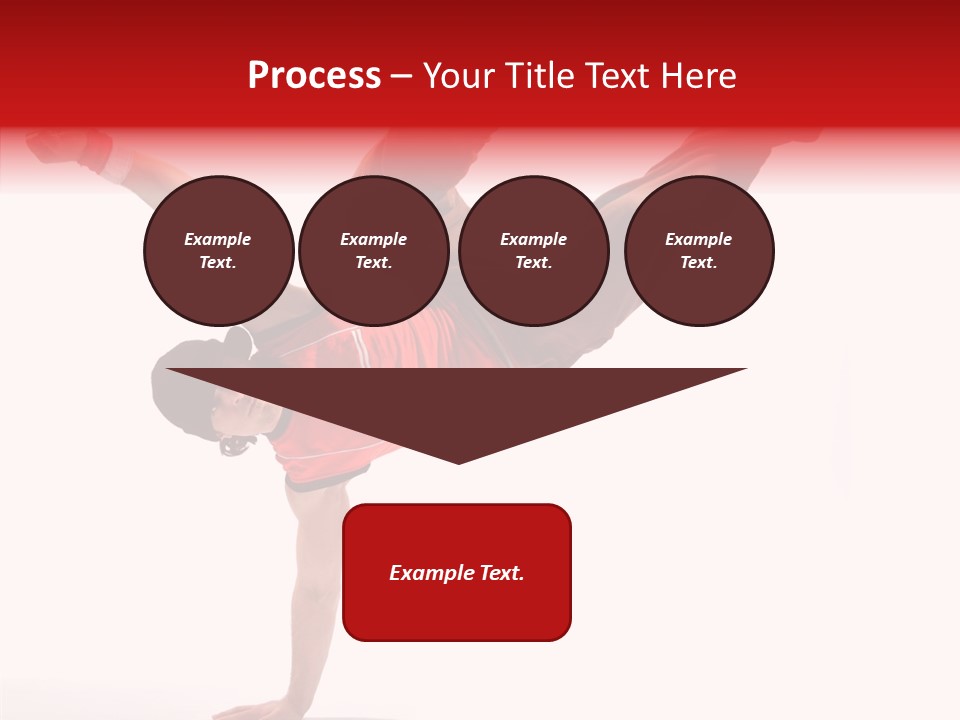 Young Break Pose PowerPoint Template