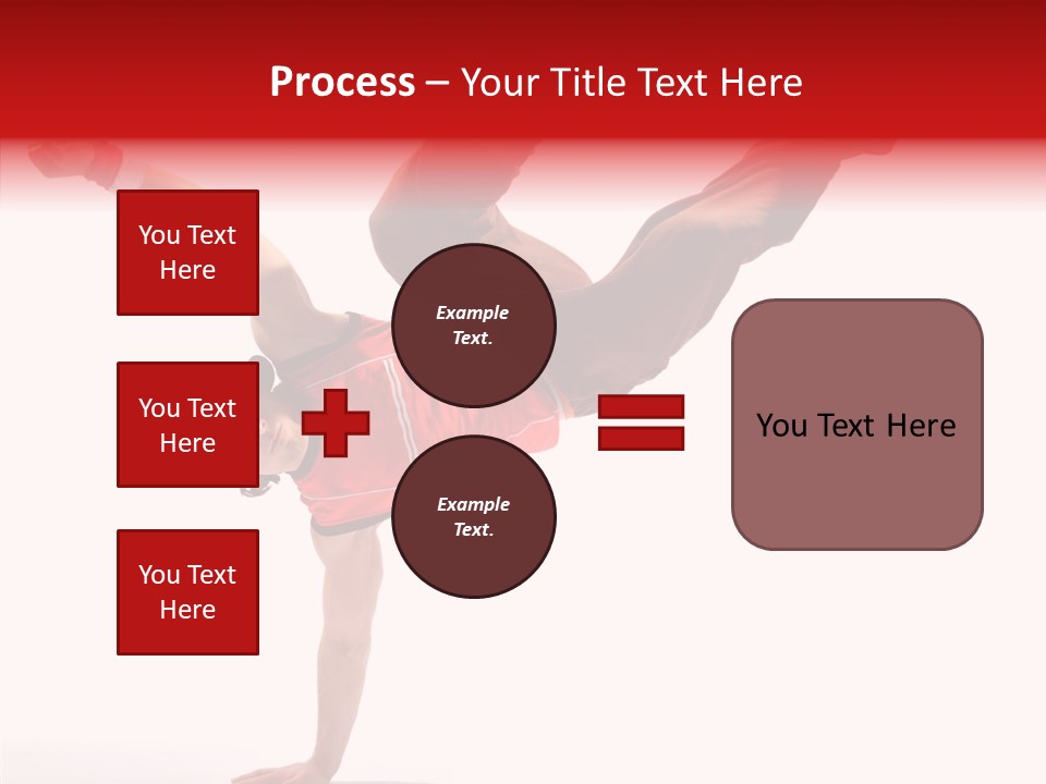 Young Break Pose PowerPoint Template