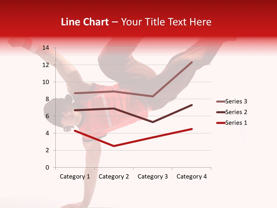 Young Break Pose PowerPoint Template