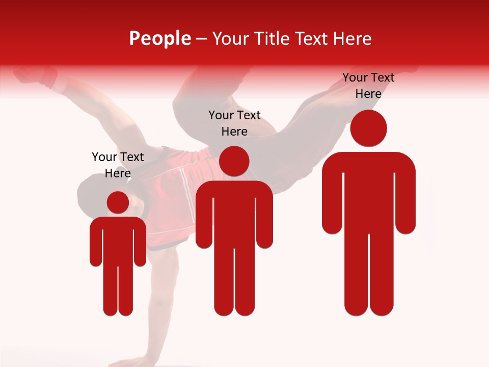 Young Break Pose PowerPoint Template