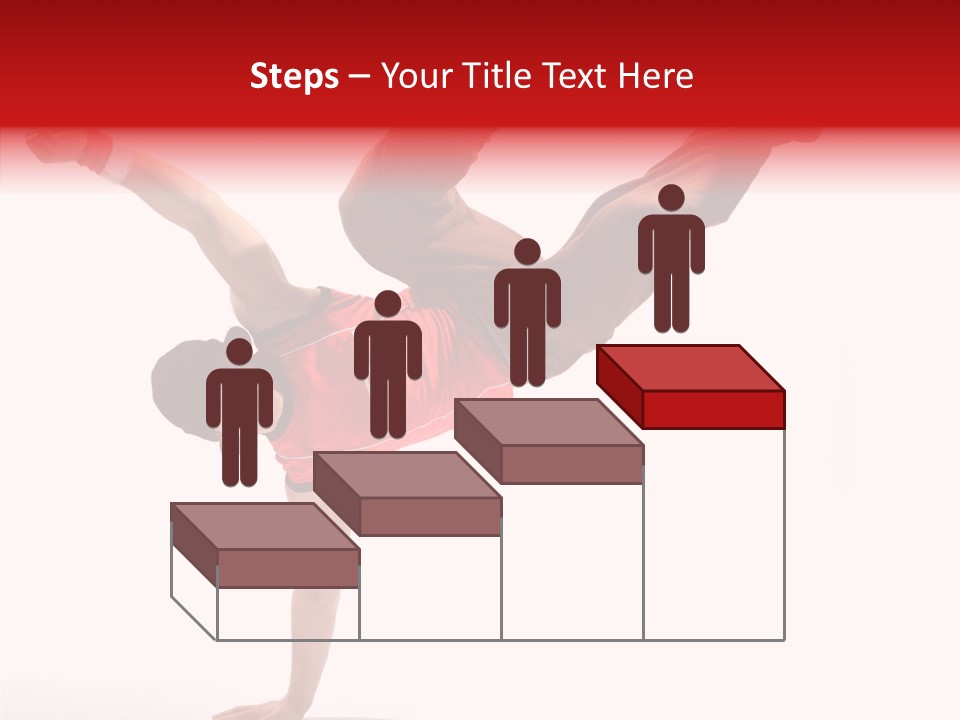 Young Break Pose PowerPoint Template