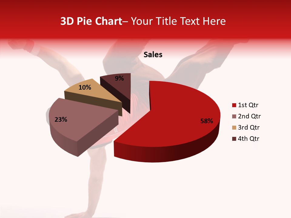 Young Break Pose PowerPoint Template