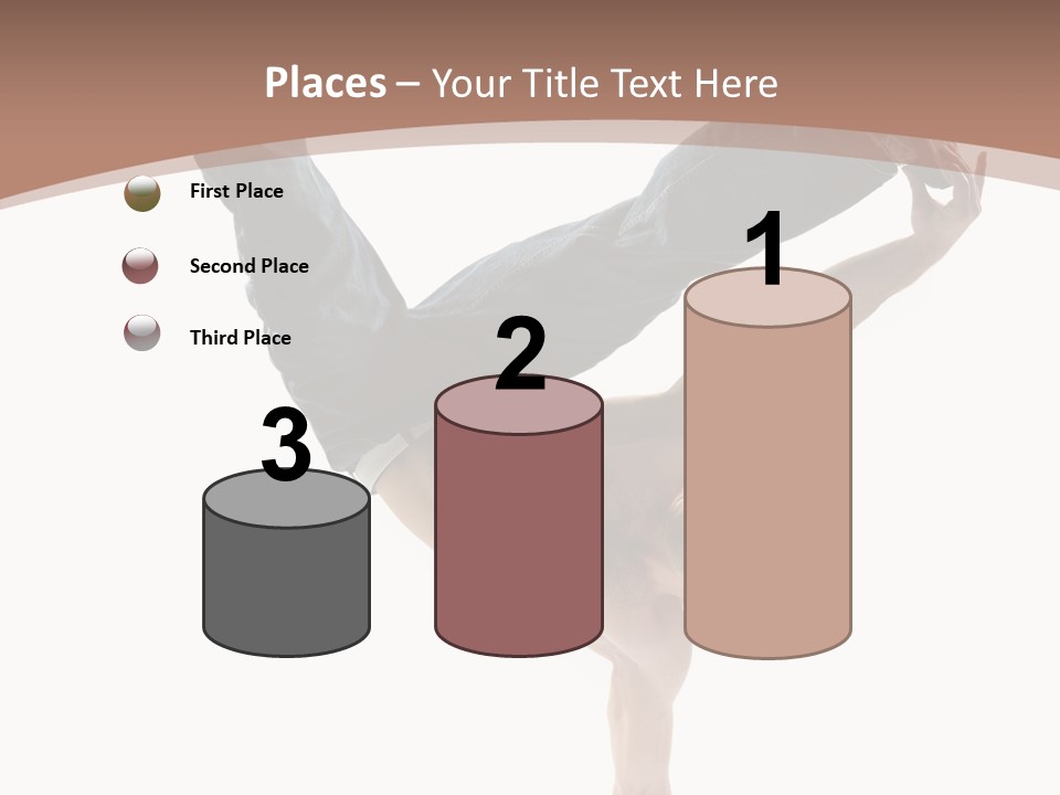 Beat Dancer Guy PowerPoint Template