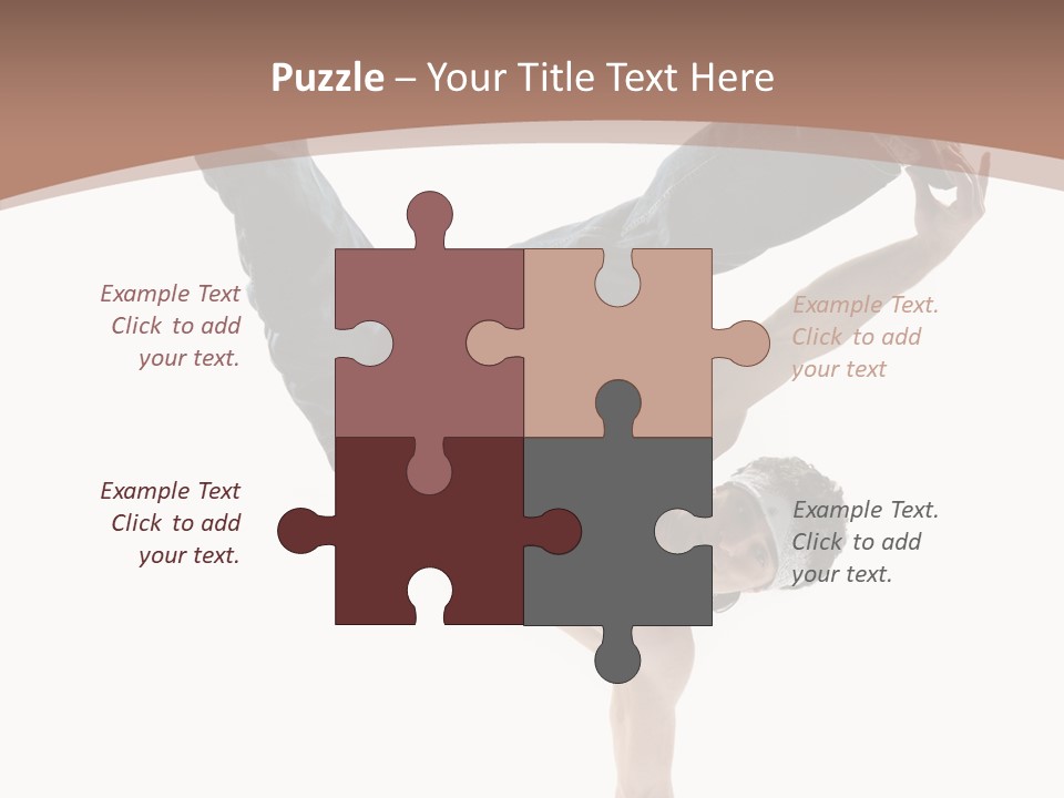 Beat Dancer Guy PowerPoint Template