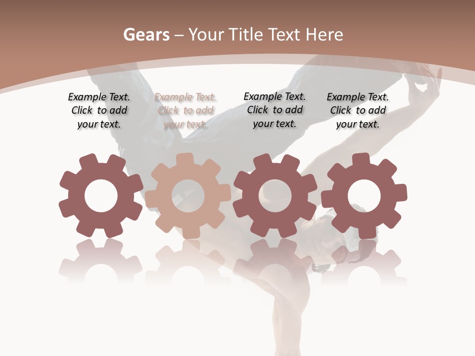 Beat Dancer Guy PowerPoint Template