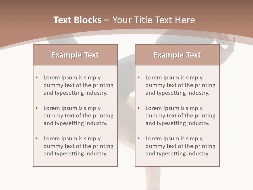 Beat Dancer Guy PowerPoint Template