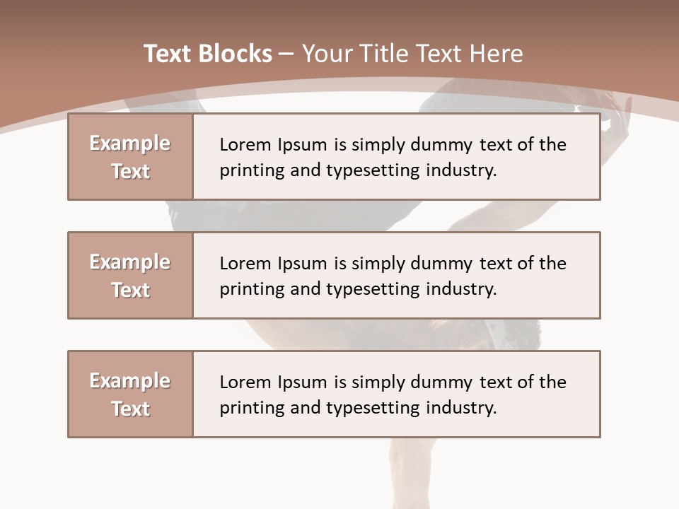 Beat Dancer Guy PowerPoint Template