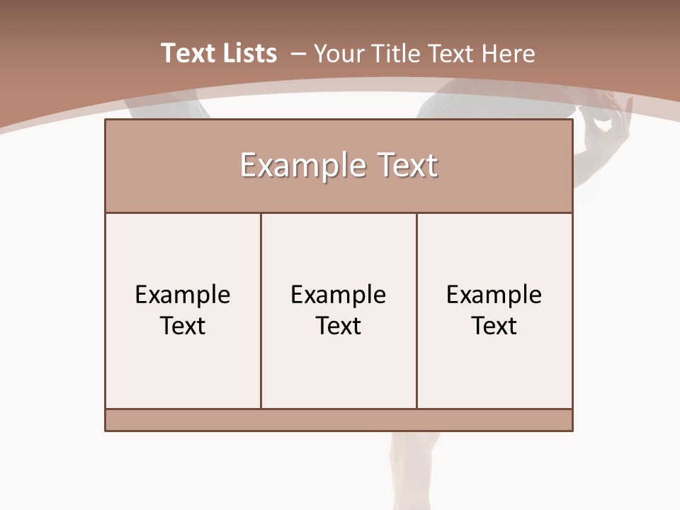 Beat Dancer Guy PowerPoint Template