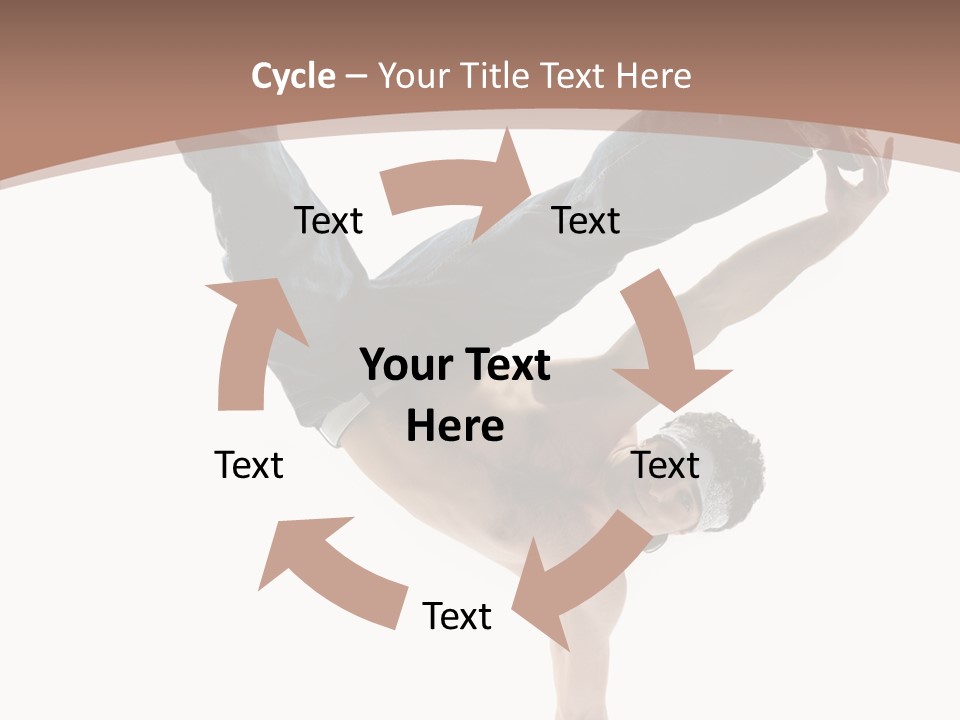 Beat Dancer Guy PowerPoint Template