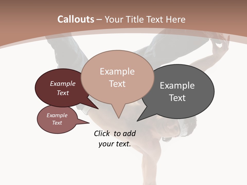 Beat Dancer Guy PowerPoint Template