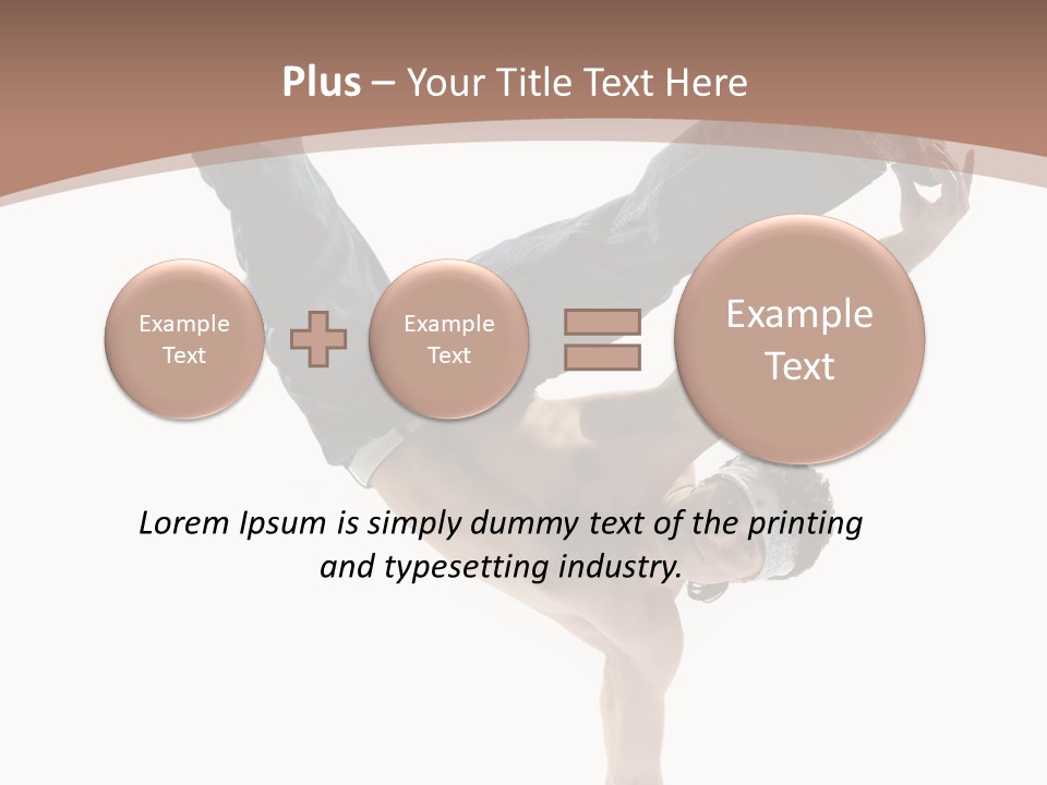 Beat Dancer Guy PowerPoint Template