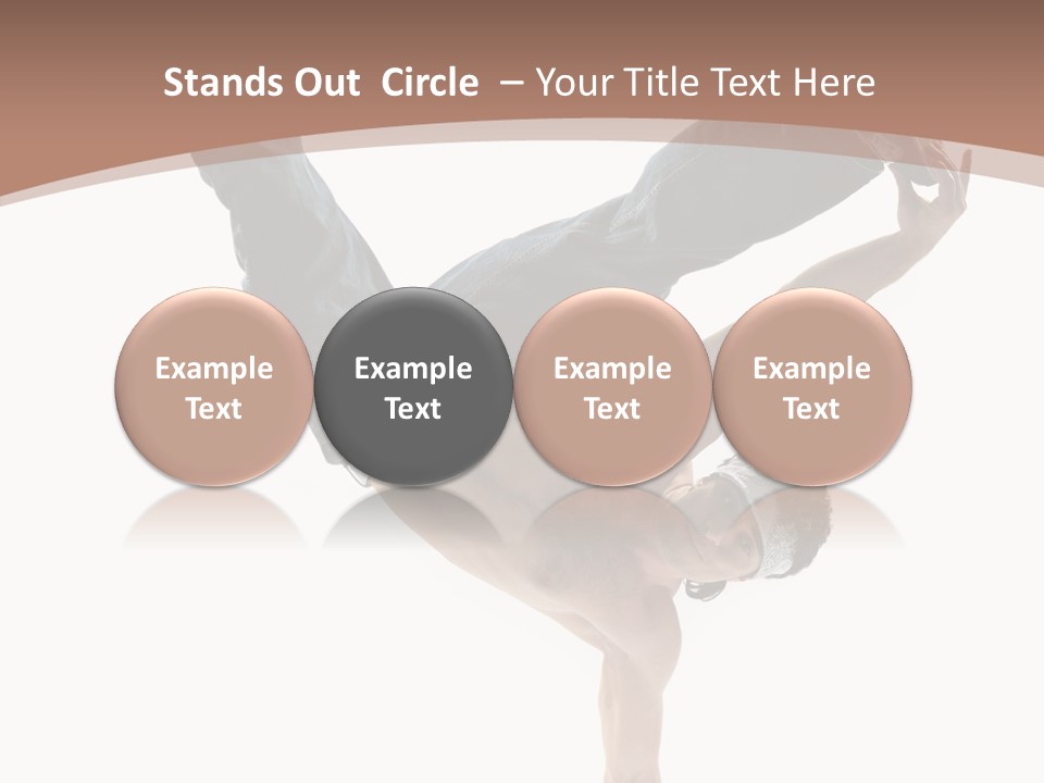 Beat Dancer Guy PowerPoint Template