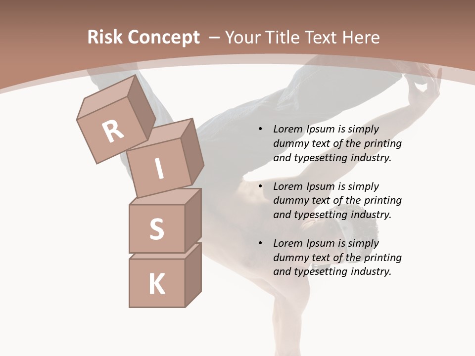 Beat Dancer Guy PowerPoint Template