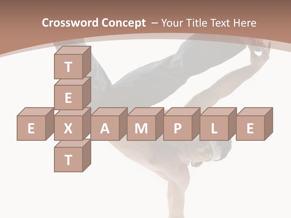 Beat Dancer Guy PowerPoint Template