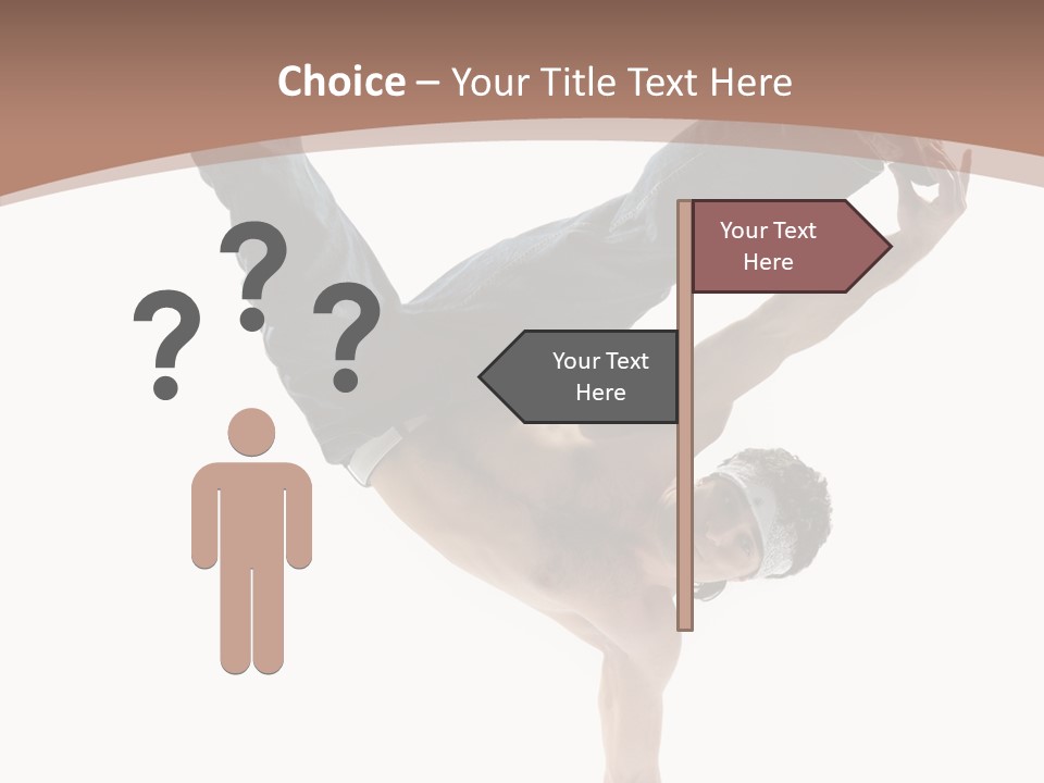 Beat Dancer Guy PowerPoint Template