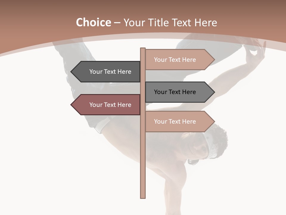 Beat Dancer Guy PowerPoint Template