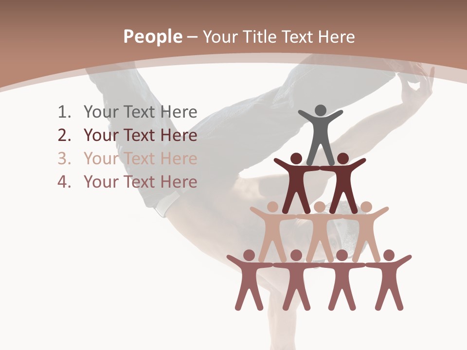 Beat Dancer Guy PowerPoint Template