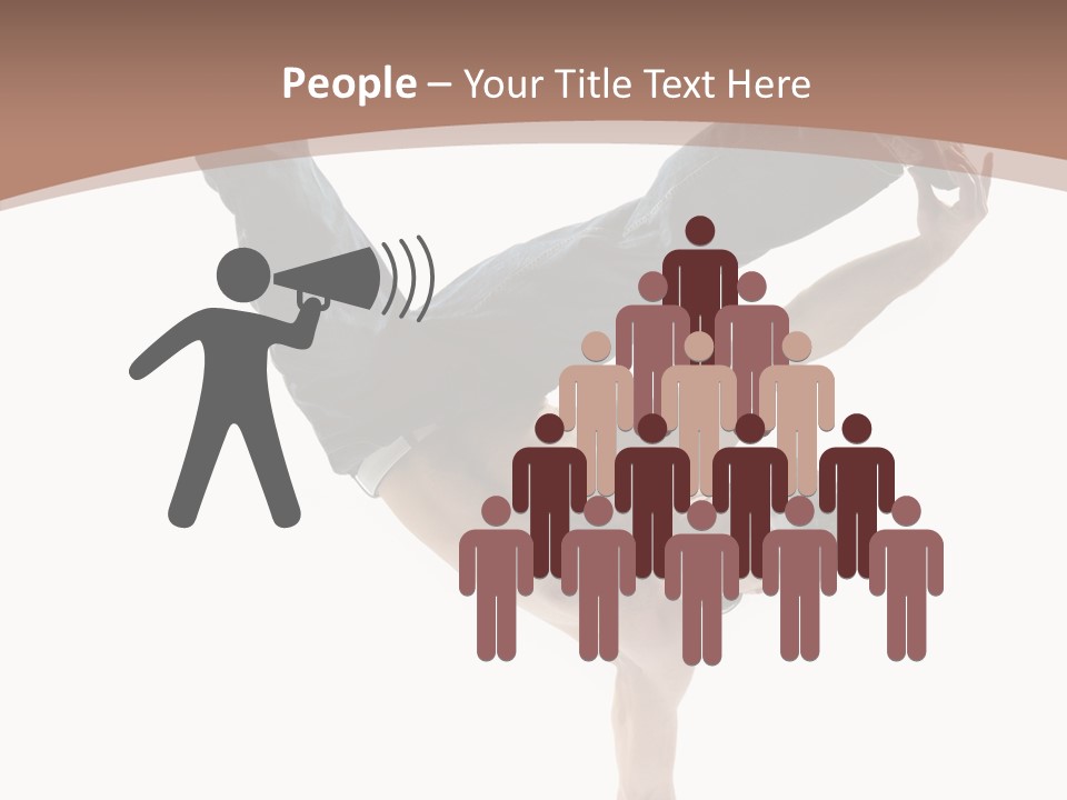 Beat Dancer Guy PowerPoint Template